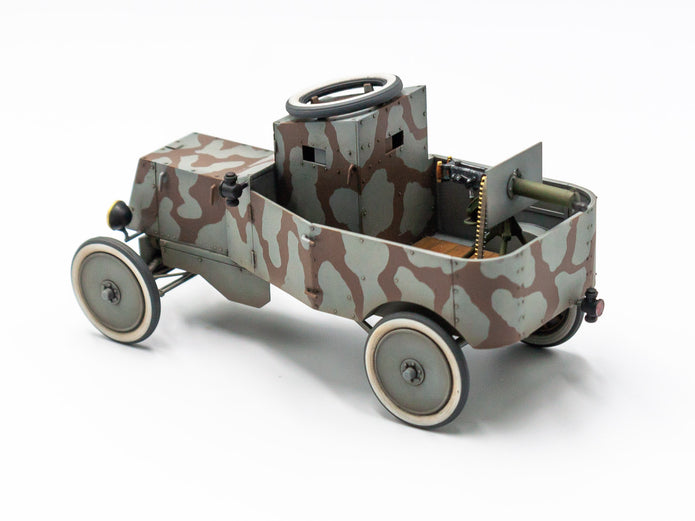 ICM 35669 Plastic model kit Scale 1:35 Model T RNAS Armoured Car - kits models