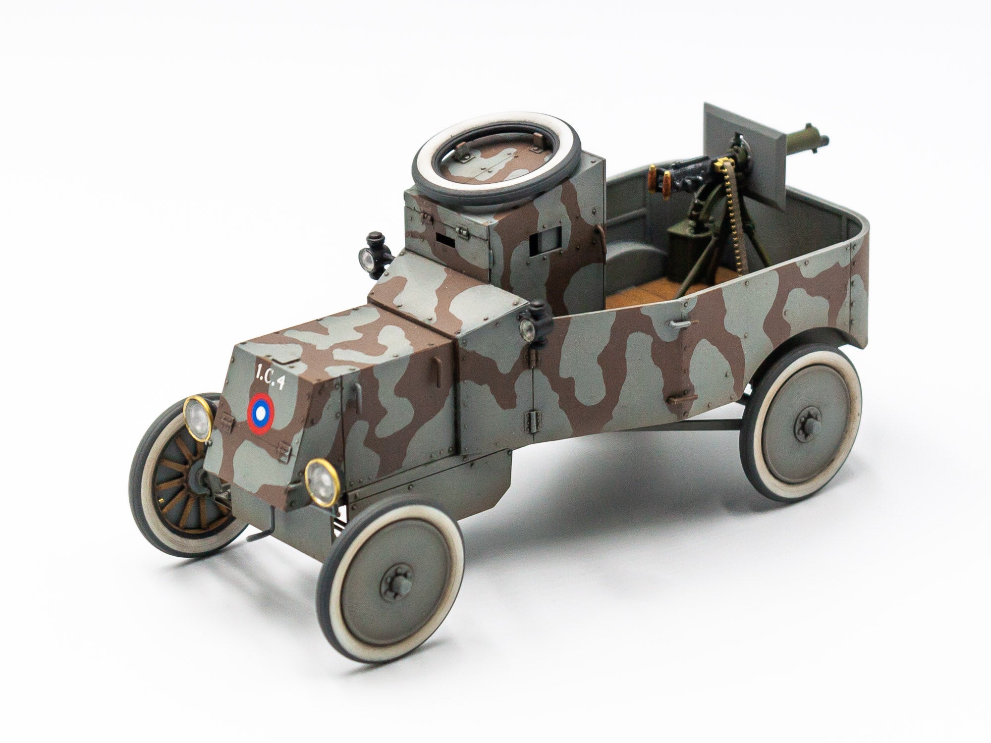 ICM 35669 Plastic model kit Scale 1:35 Model T RNAS Armoured Car - kits models