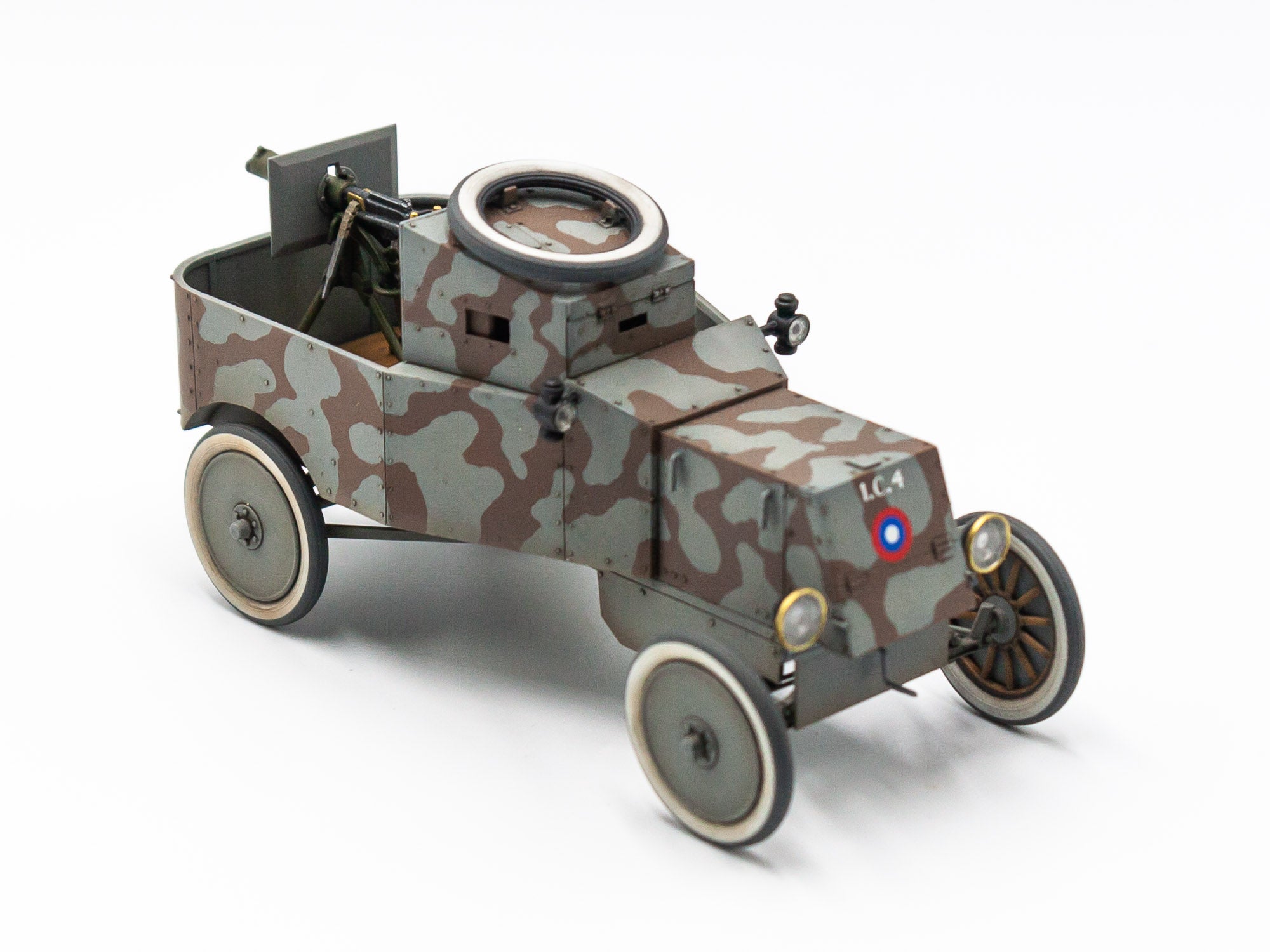 ICM 35669 Plastic model kit Scale 1:35 Model T RNAS Armoured Car - kits models