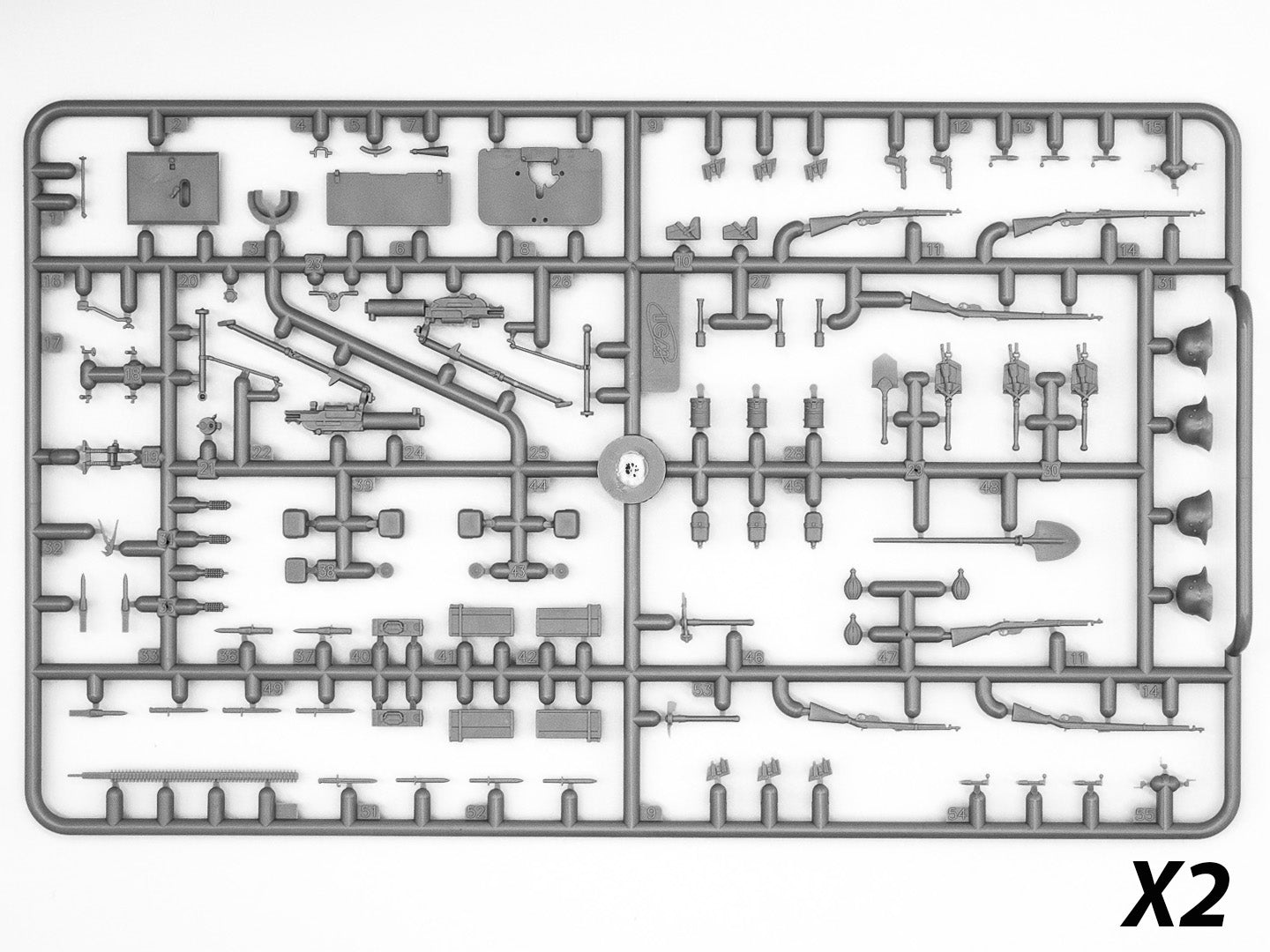 ICM35671 Scale model kit 1:35 WWI Austro-Hungarian infantry weapon and equipment