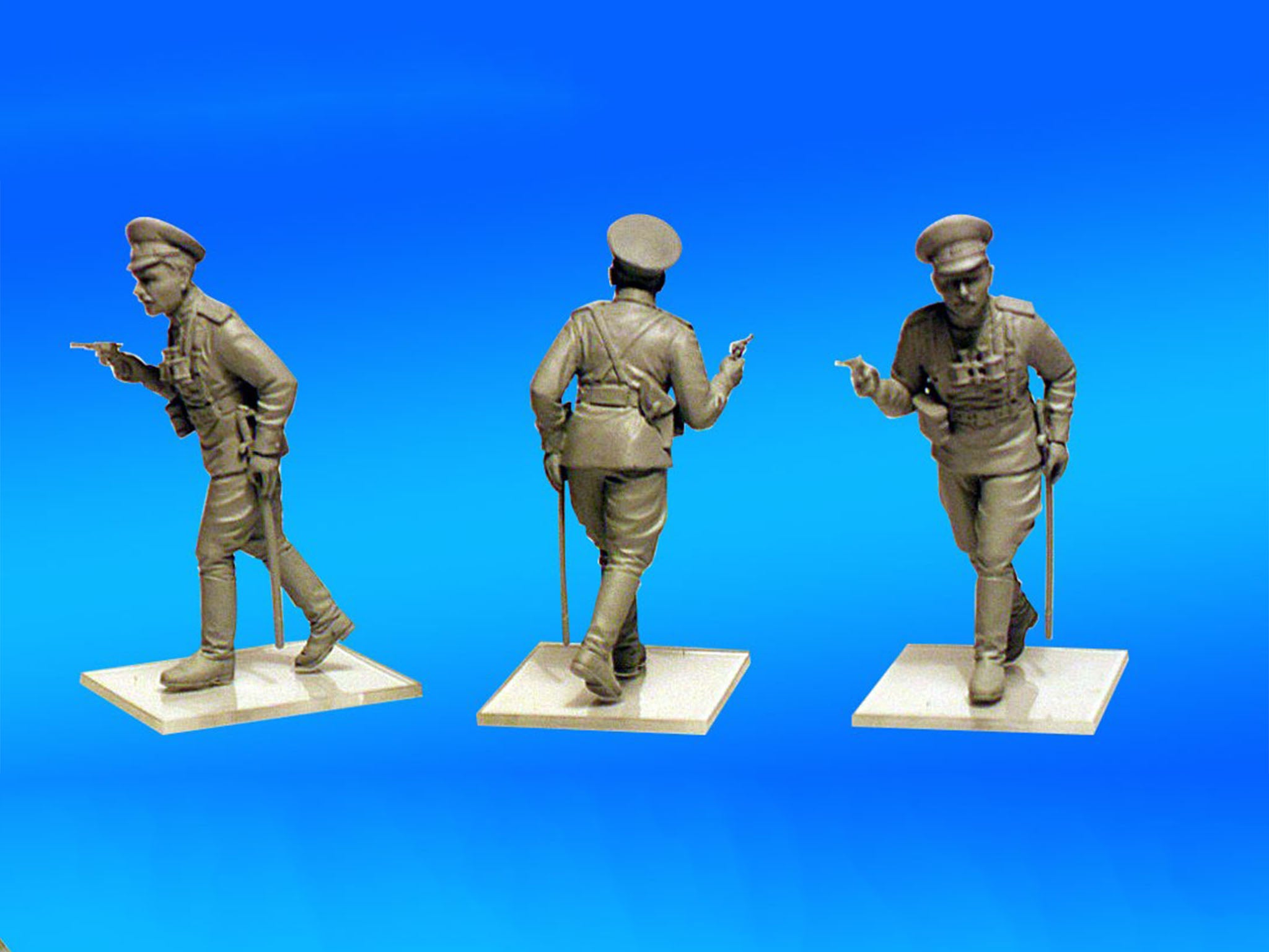 ICM 35677 Plastic model figures kit Scale 1:35 WWI Eastern European Infantry