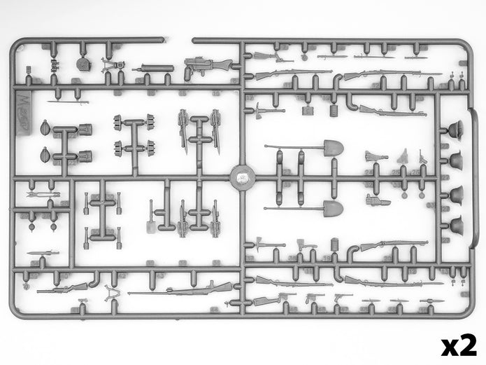 ICM 35678 Plastic model kit Scale 1:35 WWI German Infantry weapon and equipment