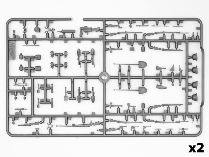 ICM 35679 Plastic model kit figures 1:35 WWI German infantry, 1914 kits model