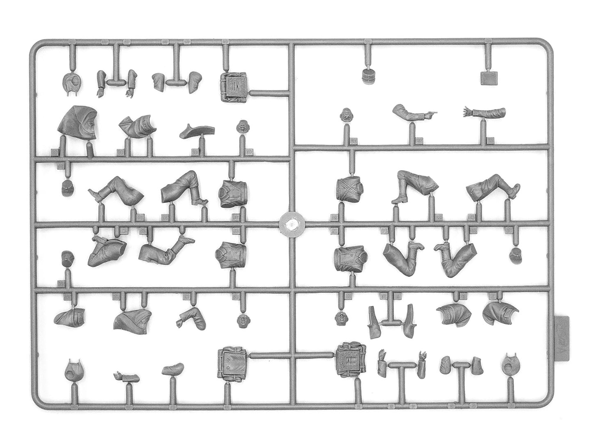 ICM 35680 Plastic model figures kit Scale 1:35 WWI Belgian Infantry - models kit