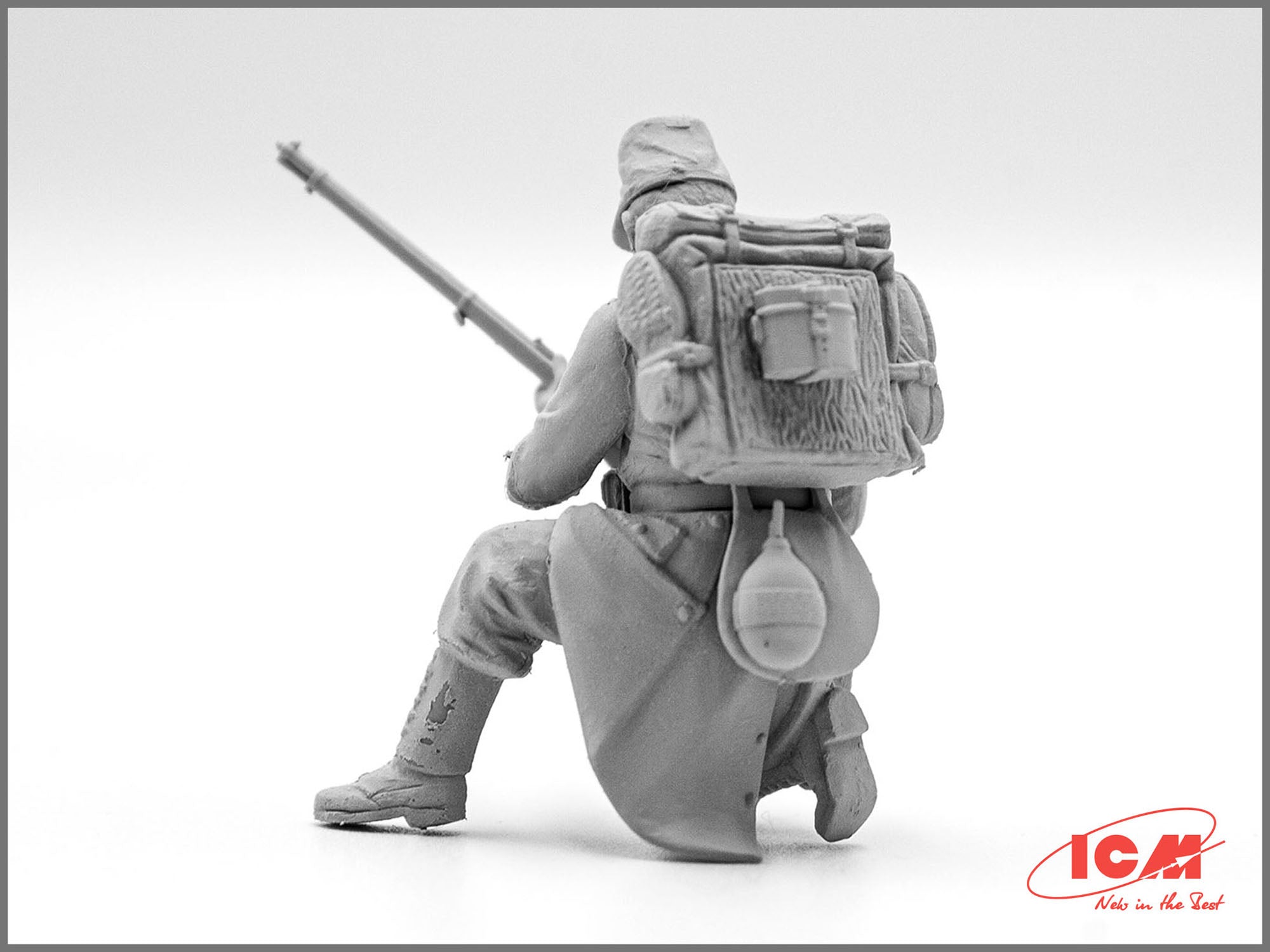 ICM 35680 Plastic model figures kit Scale 1:35 WWI Belgian Infantry - models kit
