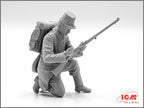 ICM 35680 Plastic model figures kit Scale 1:35 WWI Belgian Infantry - models kit