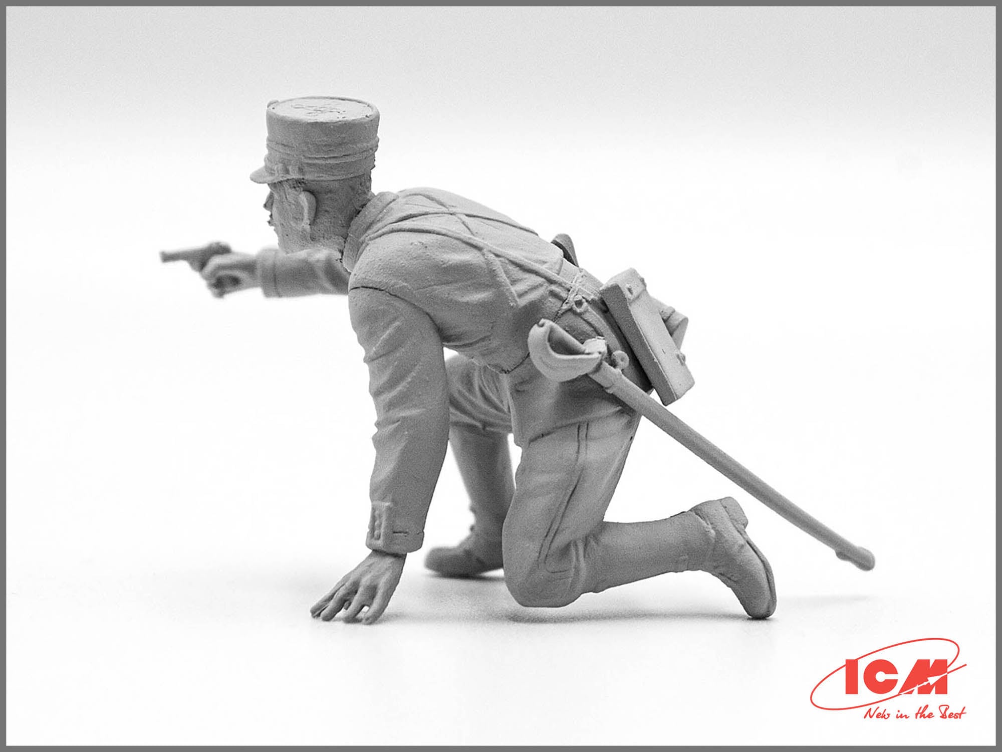 ICM 35680 Plastic model figures kit Scale 1:35 WWI Belgian Infantry - models kit