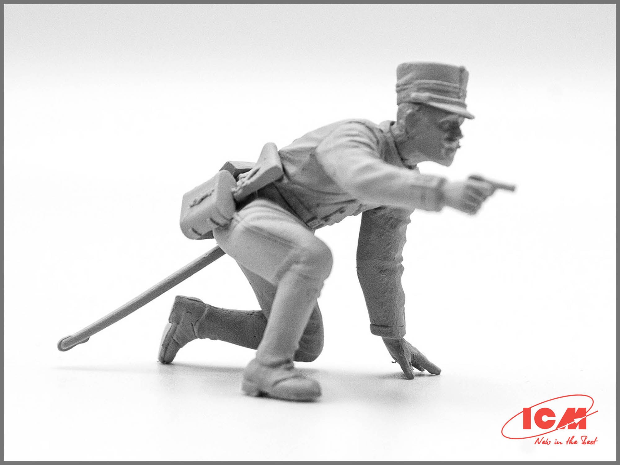 ICM 35680 Plastic model figures kit Scale 1:35 WWI Belgian Infantry - models kit