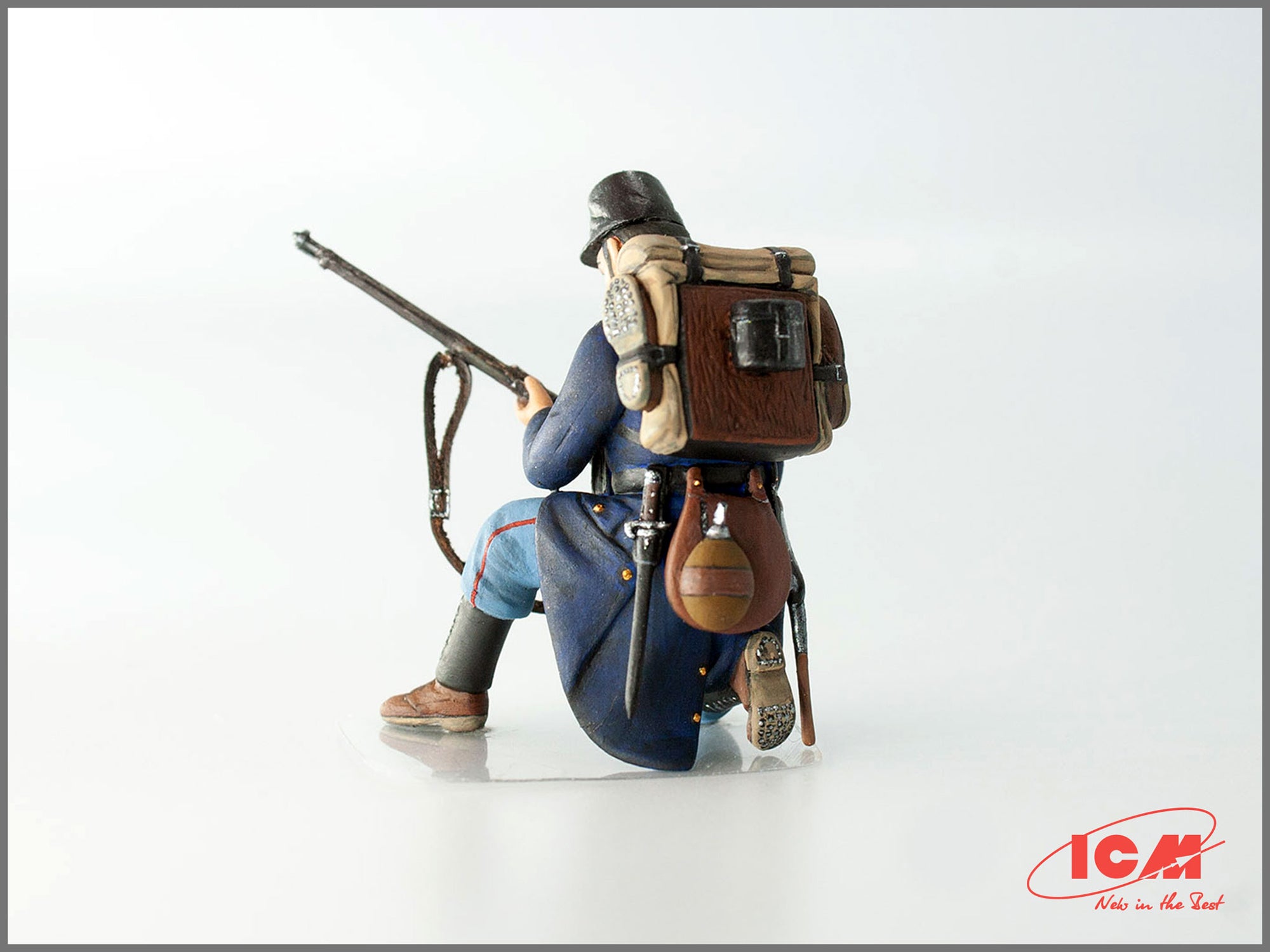 ICM 35680 Plastic model figures kit Scale 1:35 WWI Belgian Infantry - models kit