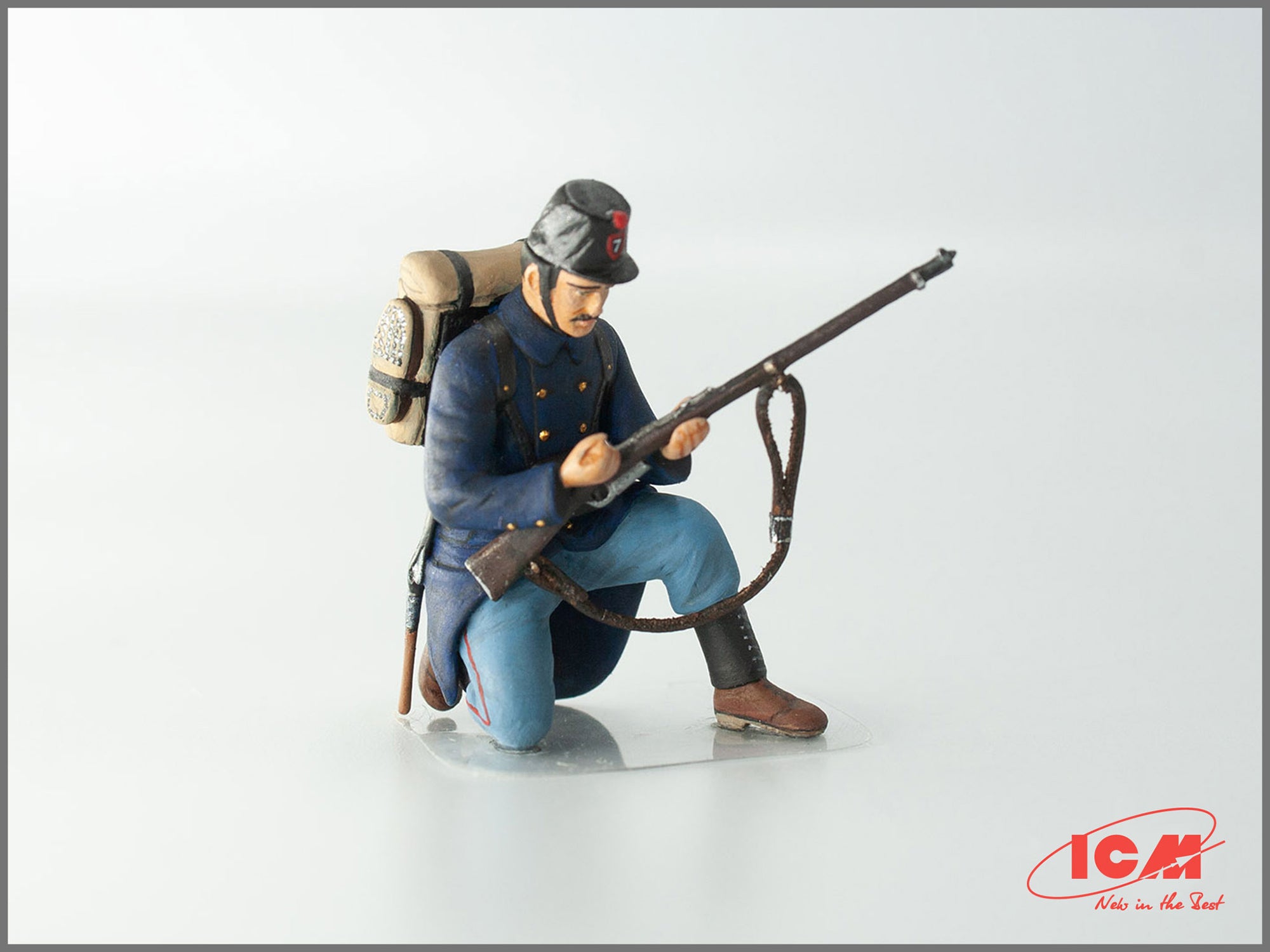 ICM 35680 Plastic model figures kit Scale 1:35 WWI Belgian Infantry - models kit