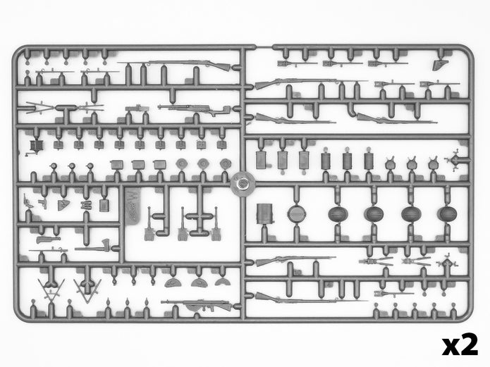 ICM 35681 Plastic model kit Scale 1:35 WWI French infantry weapon and equipment