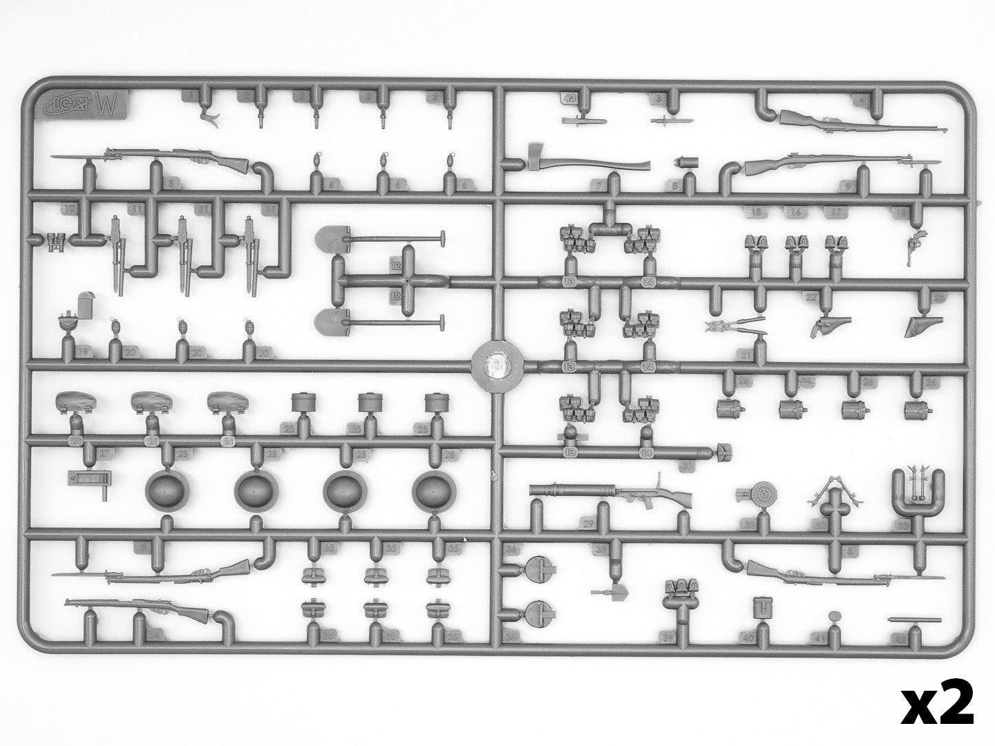 ICM 35683 Plastic model kit Scale 1:35 WWI British infantry weapon and equipment