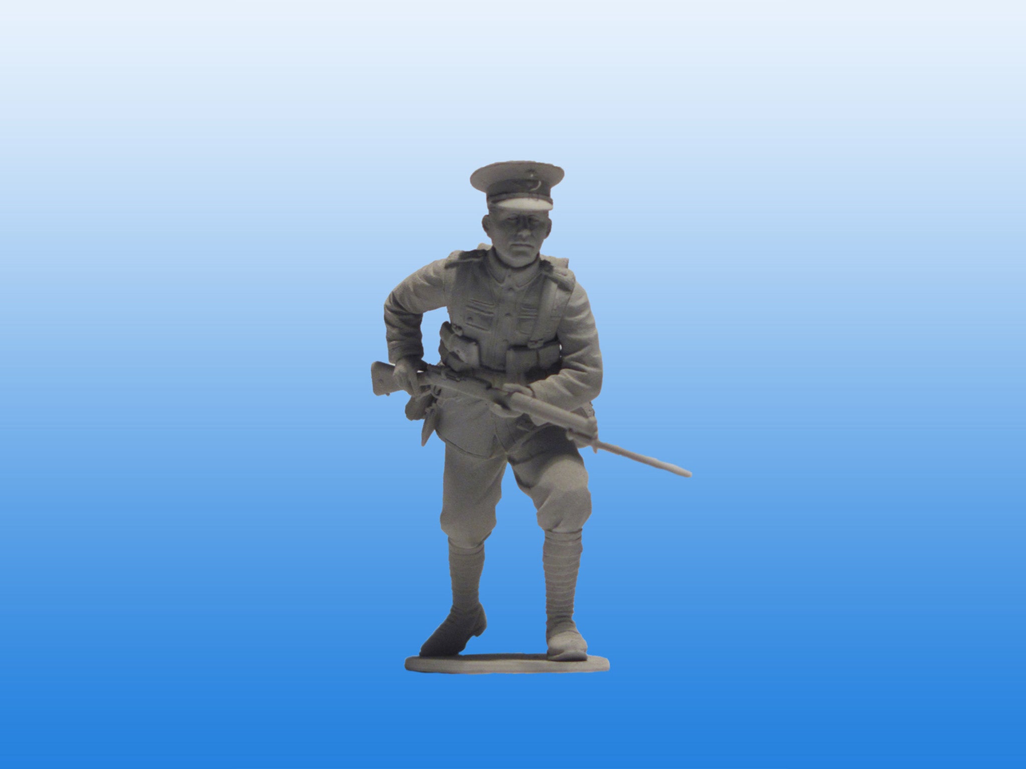 ICM 35684 Plastic model kit figures 1:35 WWI British infantry 1914 modelling kit