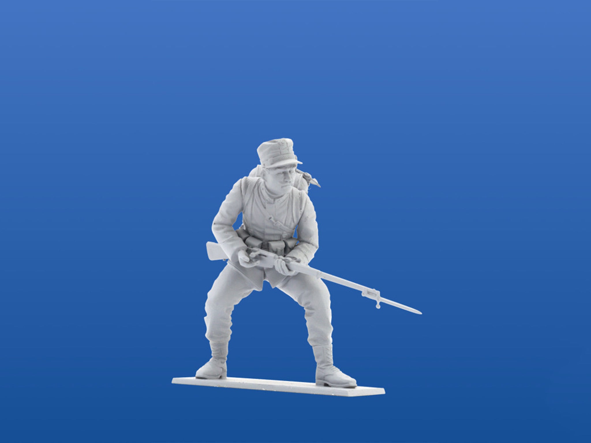 ICM 35687 Plastic model kit 1:35 Italian Infantry (1915) (4 figures) models kits