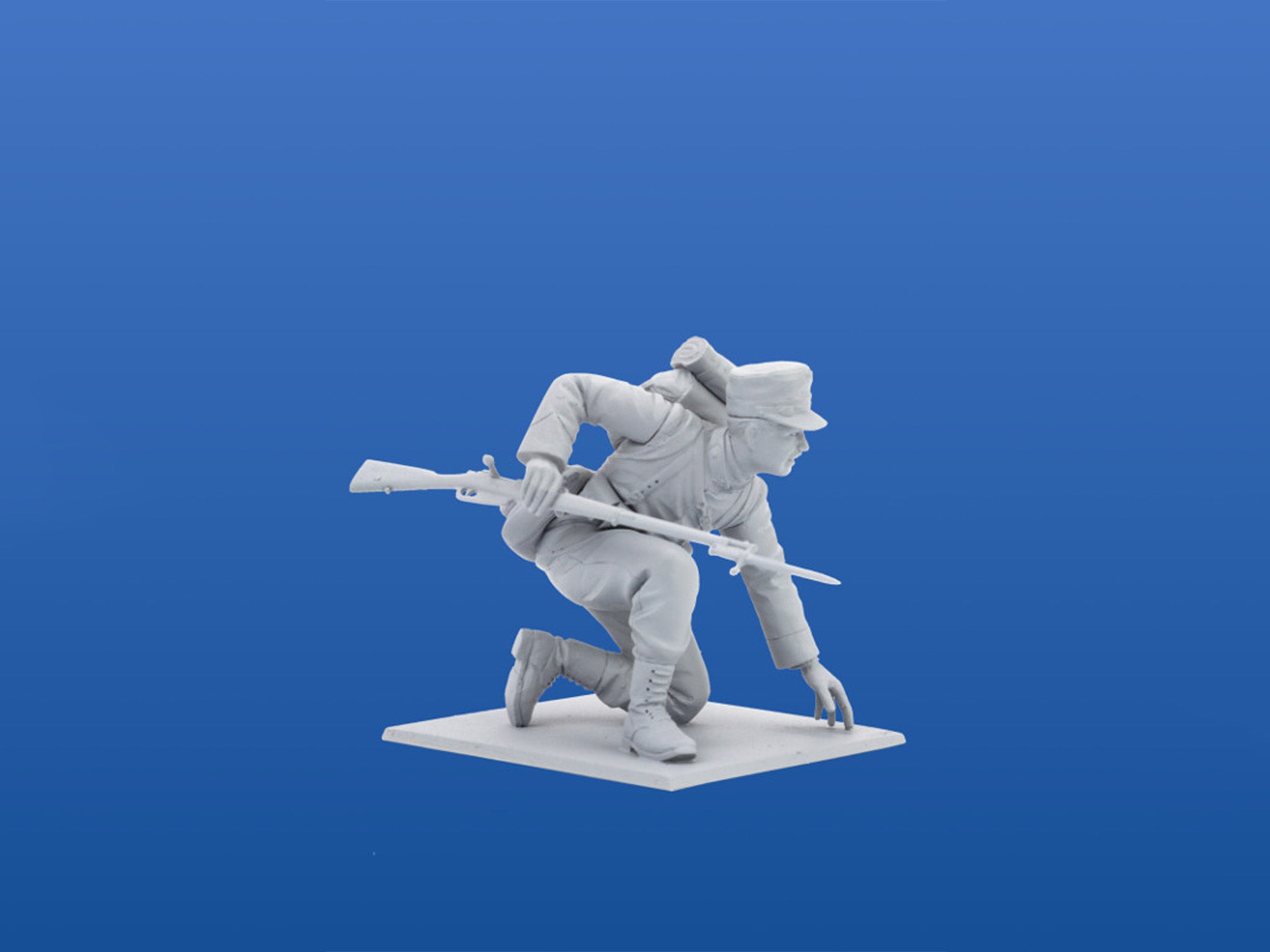 ICM 35687 Plastic model kit 1:35 Italian Infantry (1915) (4 figures) models kits