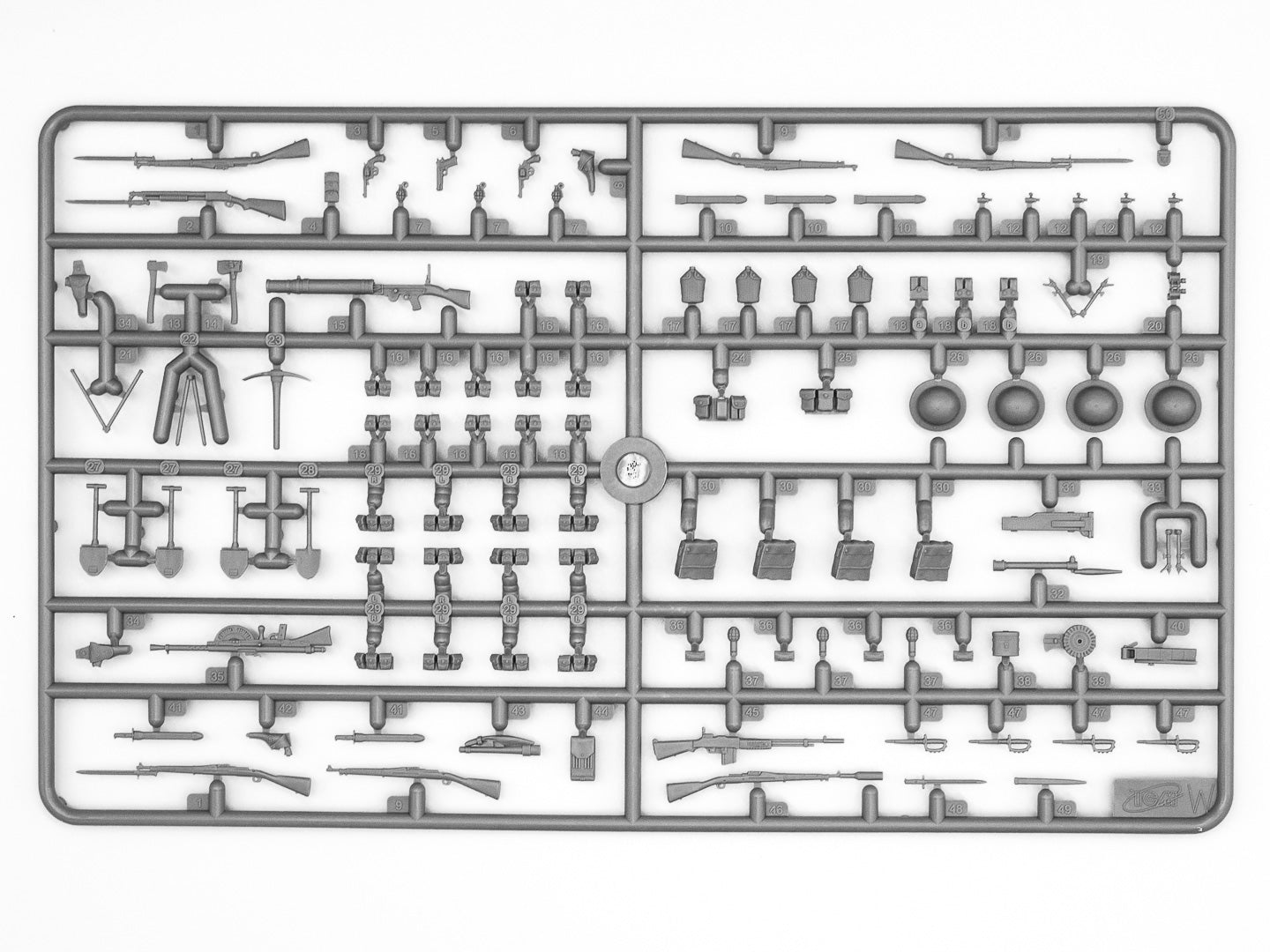 ICM 35689 Plastic model figures kit Scale 1:35 US Infantry (1917) modelling kit