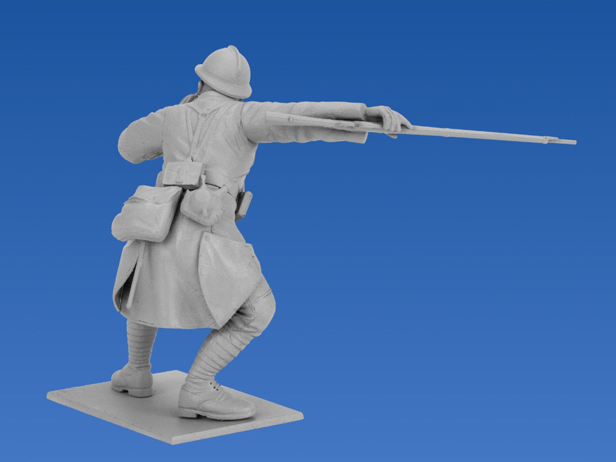 ICM 35691 Plastic model kit 1:35 French Infantry 1916, (4 figures) kits models