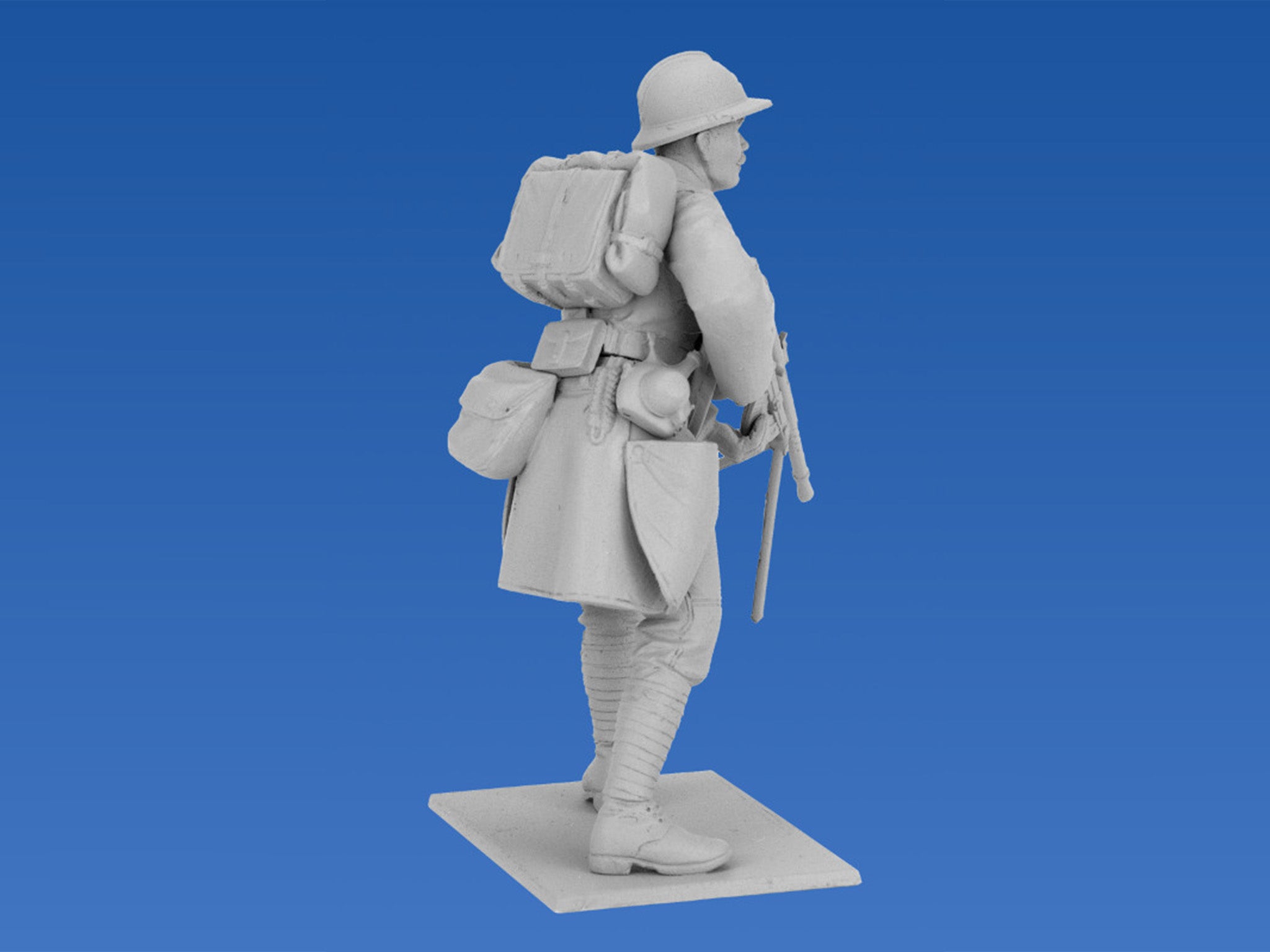ICM 35691 Plastic model kit 1:35 French Infantry 1916, (4 figures) kits models