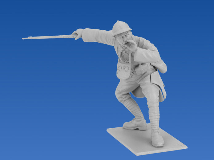 ICM 35691 Plastic model kit 1:35 French Infantry 1916, (4 figures) kits models