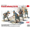 ICM 35691 Plastic model kit 1:35 French Infantry 1916, (4 figures) kits models
