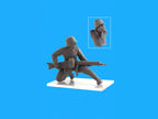 ICM 35695 Plastic model 1:35 German Infantry in Gas Masks modelling plastic kits