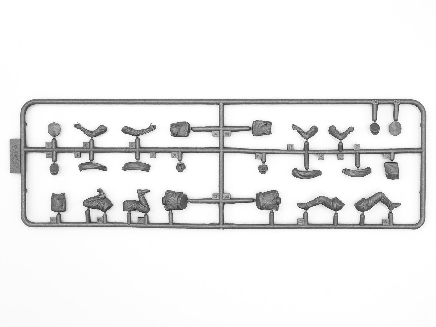 ICM 35698 Plastic model kit figures 1:35 Machine-gun calculation of RIA, WWІ