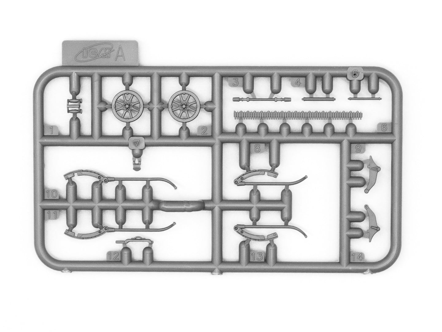 ICM 35698 Plastic model kit figures 1:35 Machine-gun calculation of RIA, WWІ