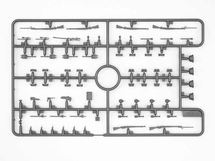 ICM 35700 Plastic model figures kit Scale 1:35 Turkish Infantry (1915-1918), WWІ