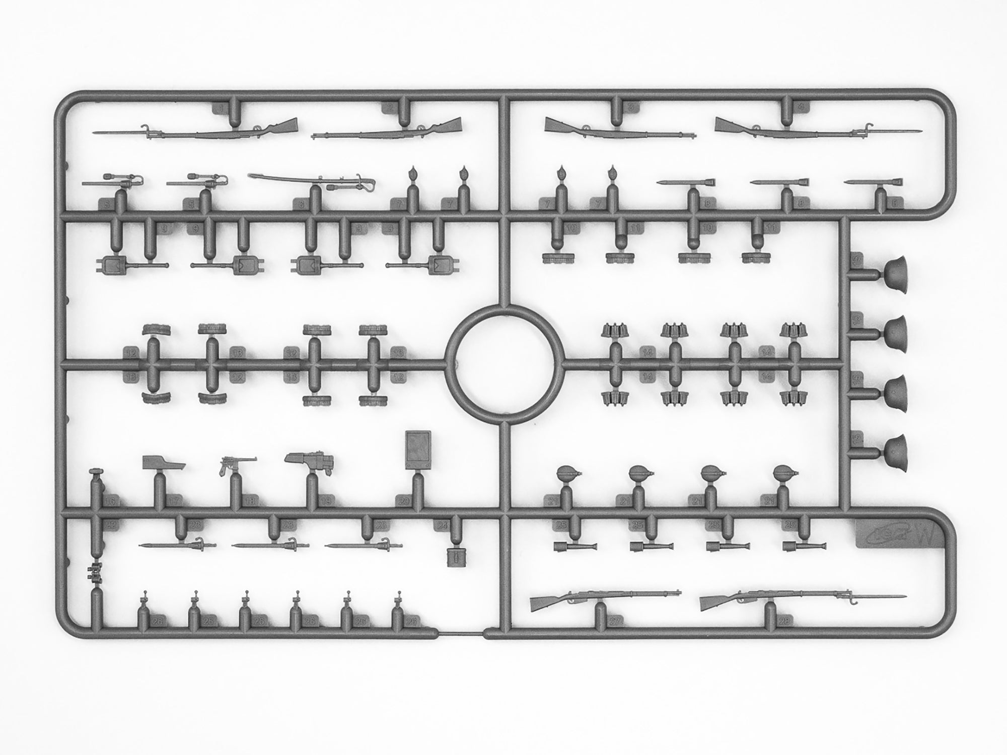 ICM 35700 Plastic model figures kit Scale 1:35 Turkish Infantry (1915-1918), WWІ