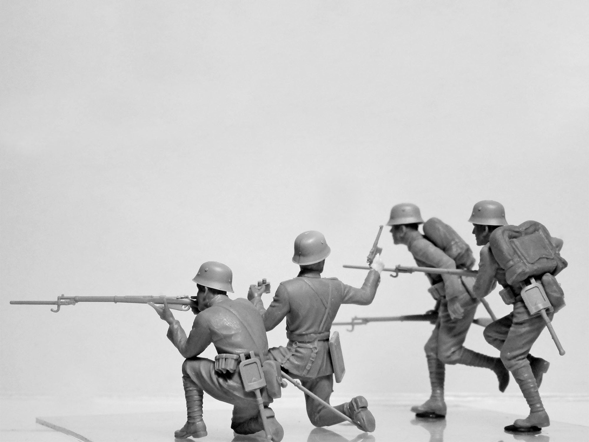 ICM 35700 Plastic model figures kit Scale 1:35 Turkish Infantry (1915-1918), WWІ