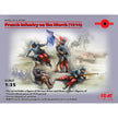 ICM 35705 Plastic model kit 1:35 French Infantry on the march (1914) (4 figures)