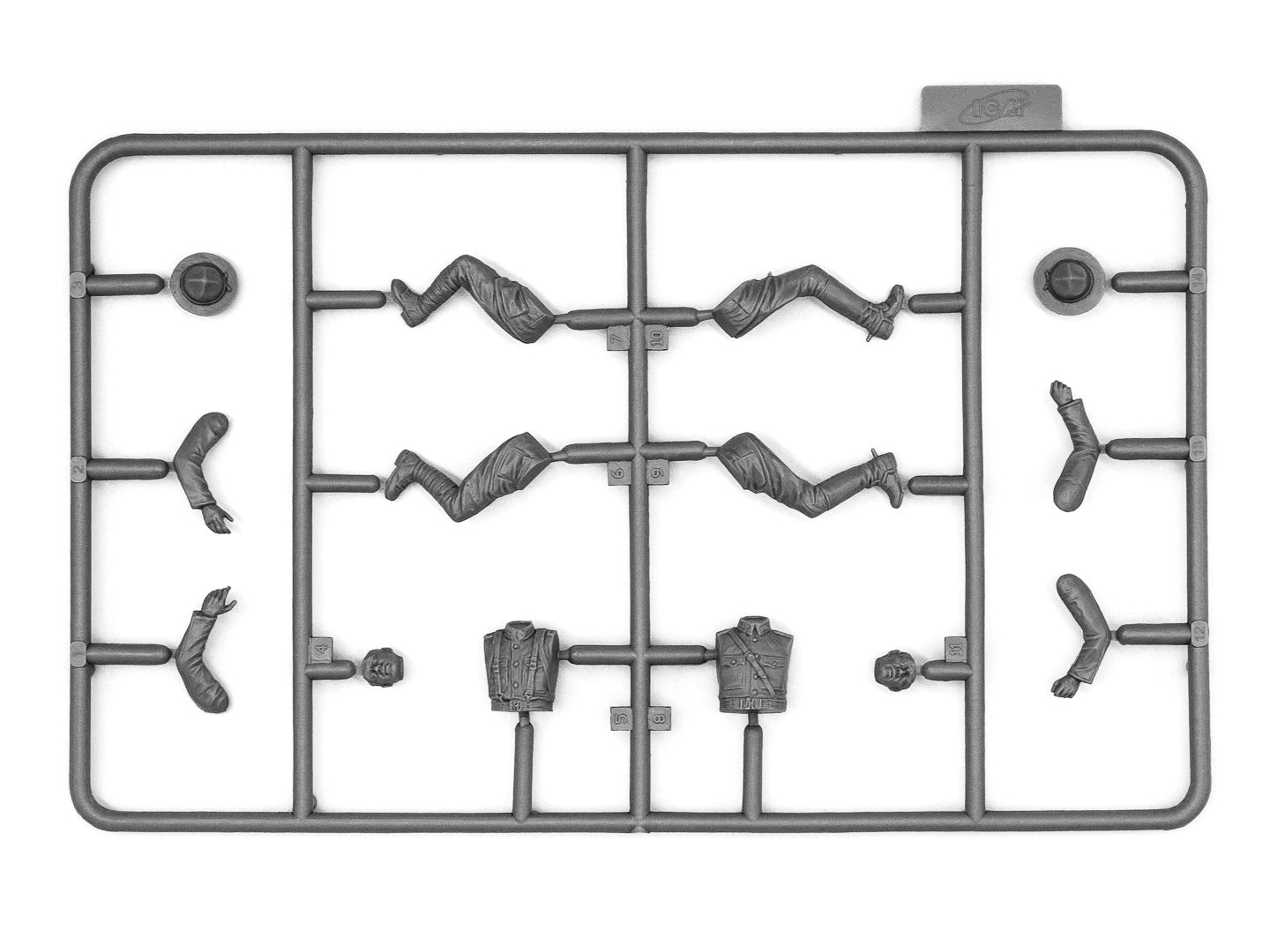 ICM 35706 Plastic model kit 1:35 US Drivers (1917-1918) (2 figures) models kits