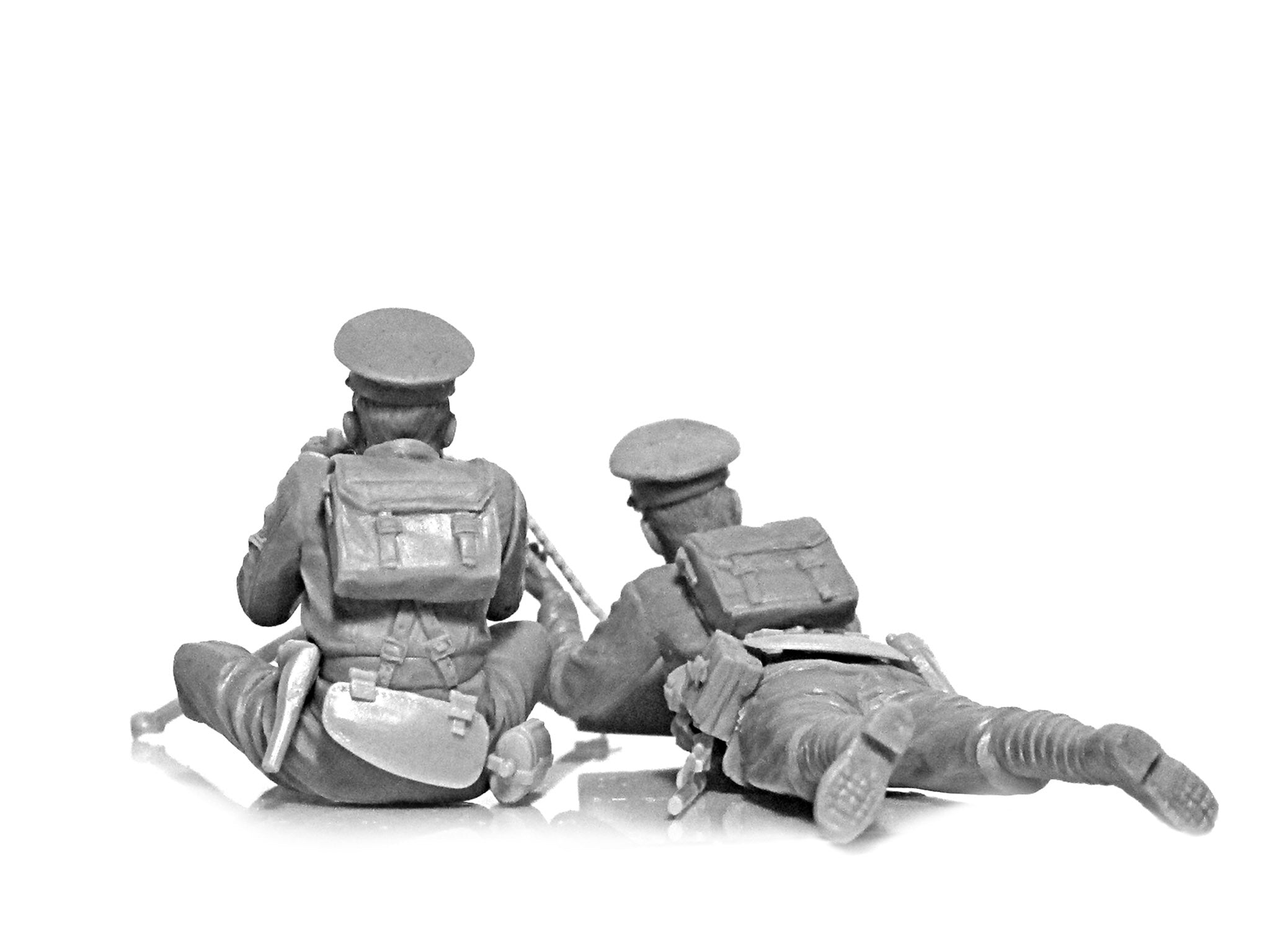 WWI British Vickers MG Crew
Vickers MG & 2 figures Scale 1:35 ICM35713 Plastic Model Figures Kit