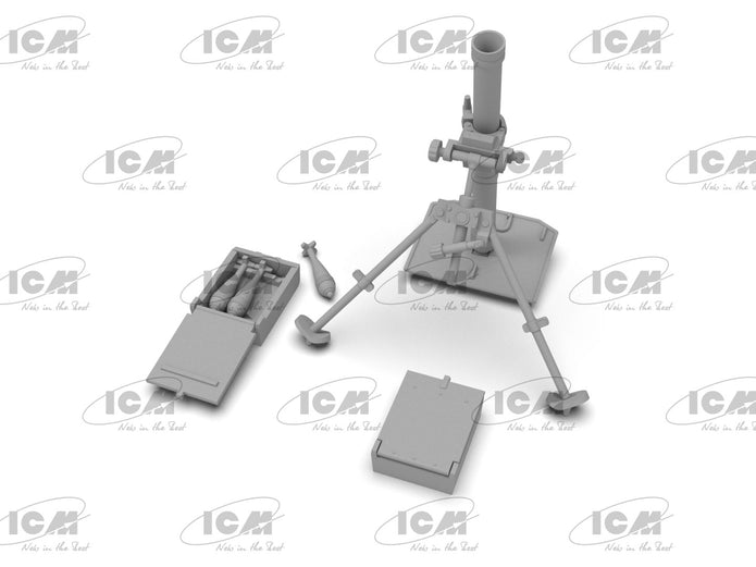 ICM 35716 Plastic model kit Scale 1:35 sGr.W.34 WWII German mortar modelling kit
