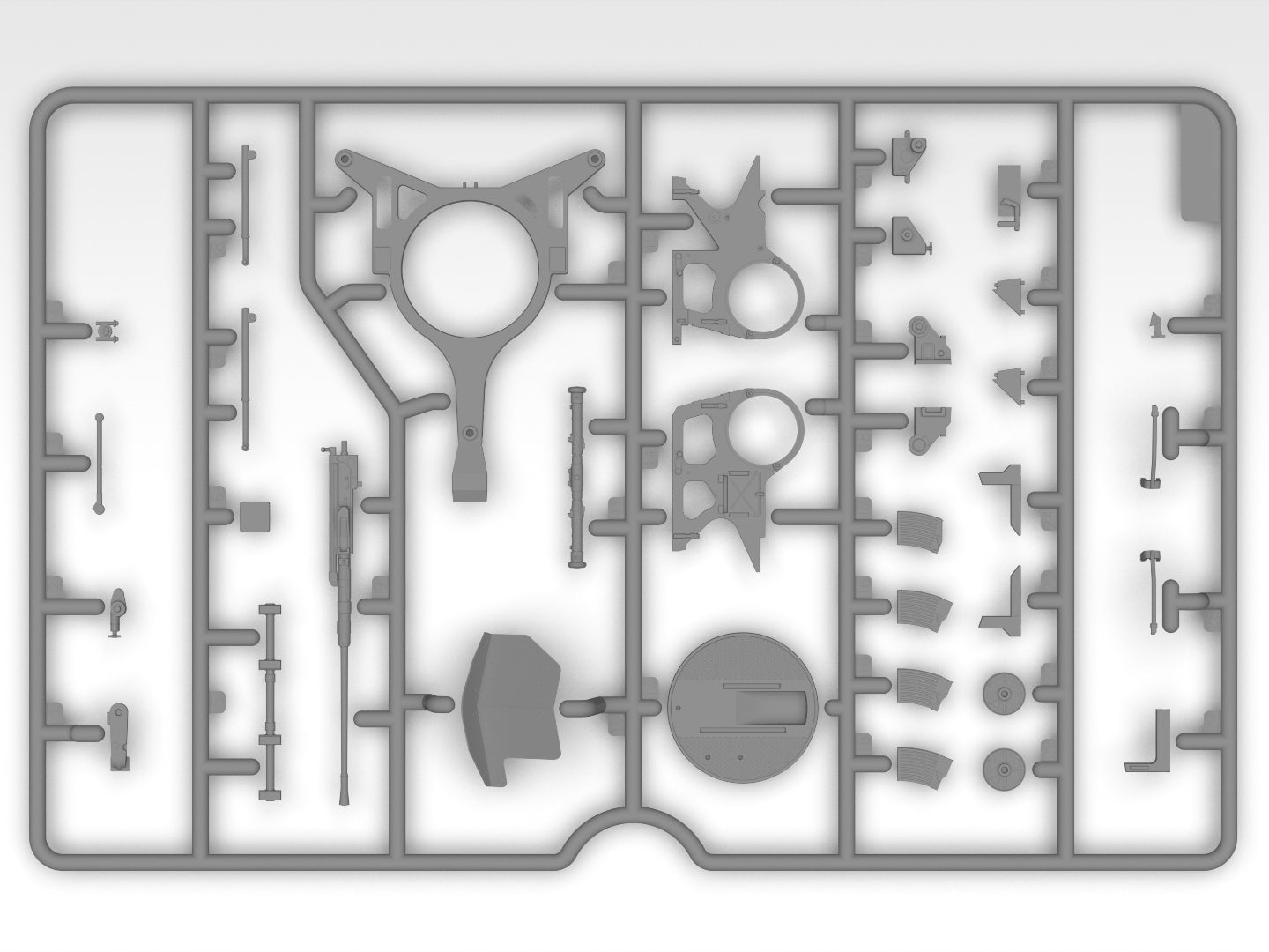 Soviet Army Servicemen (1979-1991) 5 figures Scale 1:35 ICM35717 Plastic Model Weapon Kit