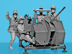 2 cm Flak 38 with Crew Scale 1:35 ICM35718 Plastic Model Figures Kit