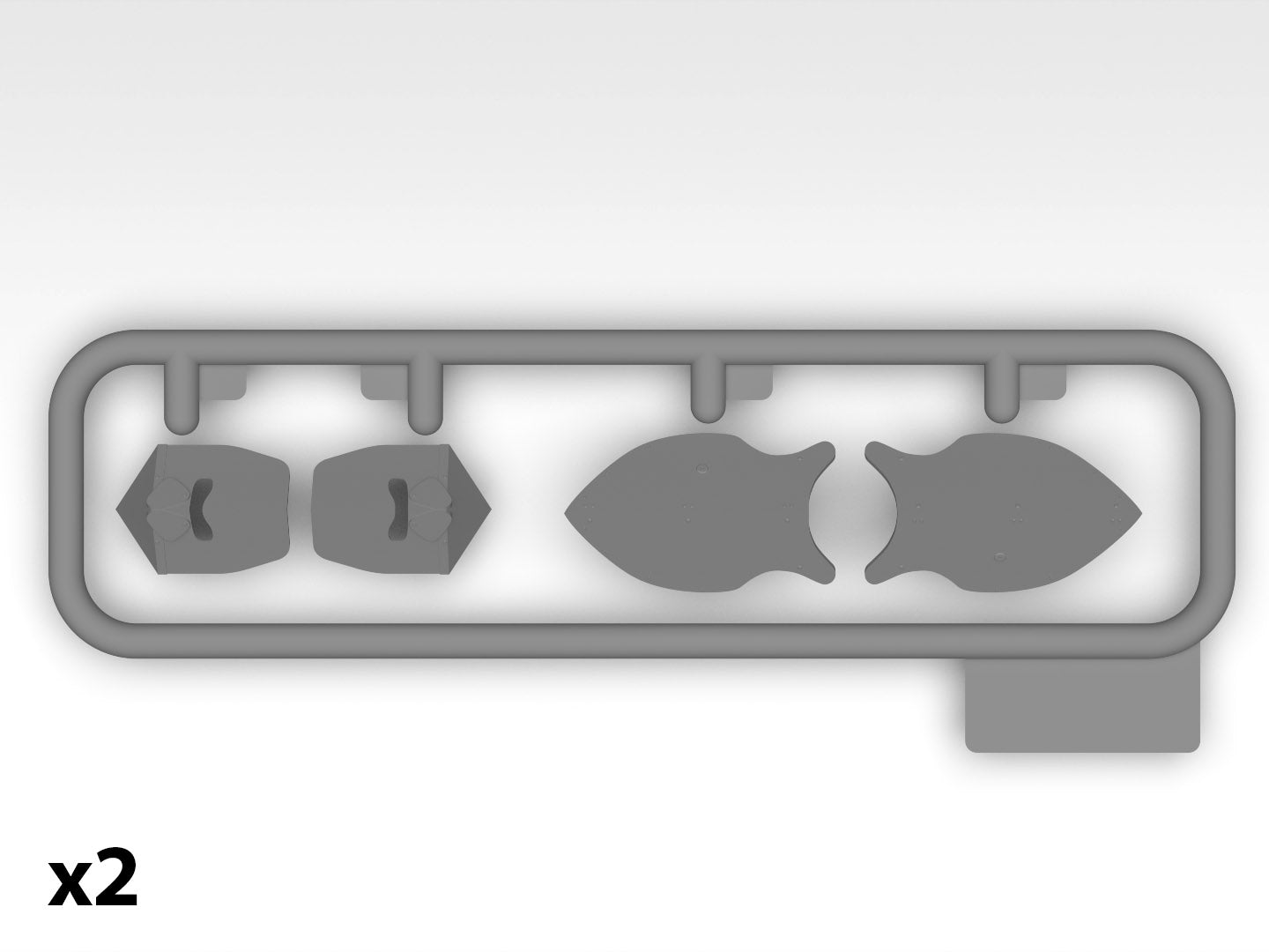 ICM 35720 Plastic model kit figures Scale 1:35 Brewster Body Shield US Infantry