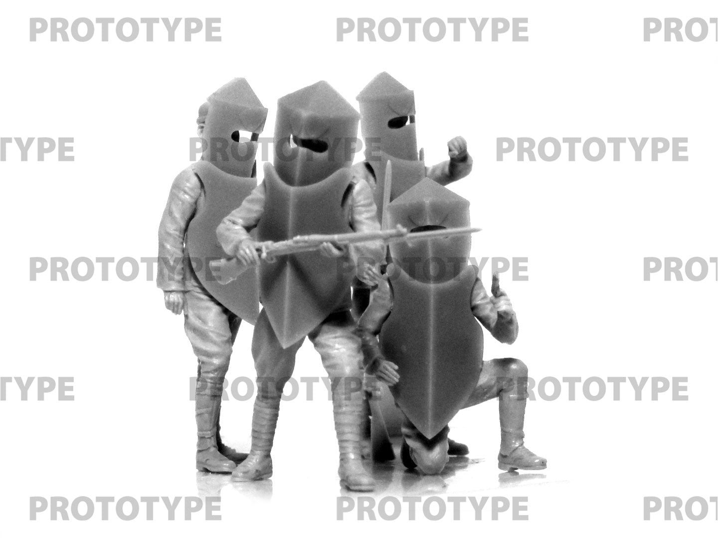 ICM 35720 Plastic model kit figures Scale 1:35 Brewster Body Shield US Infantry