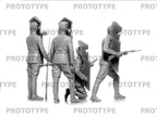 ICM 35720 Plastic model kit figures Scale 1:35 Brewster Body Shield US Infantry
