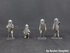ICM 35720 Plastic model kit figures Scale 1:35 Brewster Body Shield US Infantry
