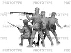 ICM 35721 Plastic model kit figures Scale 1:35 Italian infantry in armor WWI