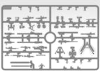 Infantry weapons and chevrons. Armed Forces of Ukraine Scale Model 1:35 ICM35749