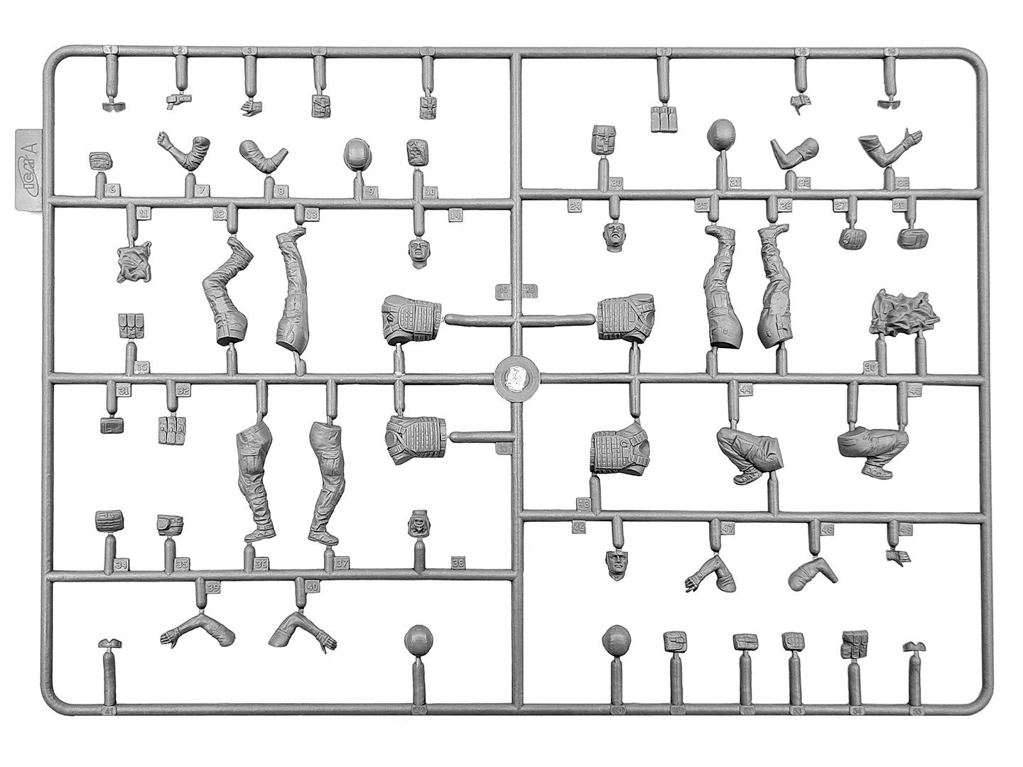 ICM 35750 model 1:35 Ukrainian soldiers with Anti-Tank Guided Missile Stugna-P
