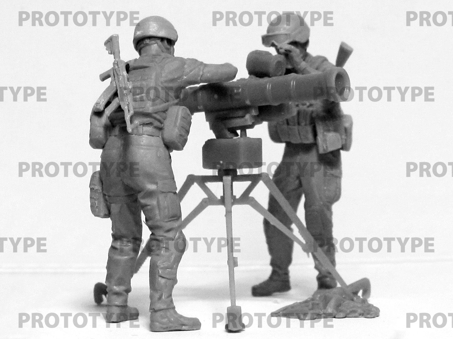 ICM 35750 model 1:35 Ukrainian soldiers with Anti-Tank Guided Missile Stugna-P