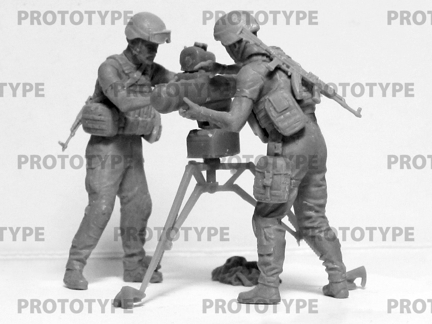 ICM 35750 model 1:35 Ukrainian soldiers with Anti-Tank Guided Missile Stugna-P