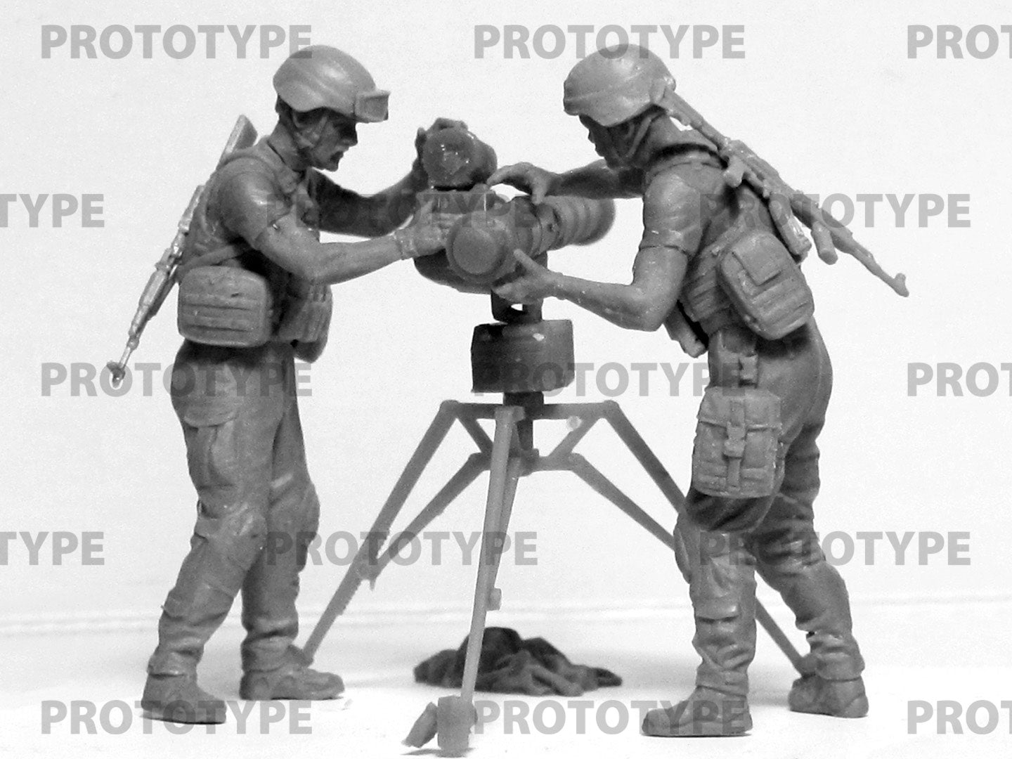 ICM 35750 model 1:35 Ukrainian soldiers with Anti-Tank Guided Missile Stugna-P