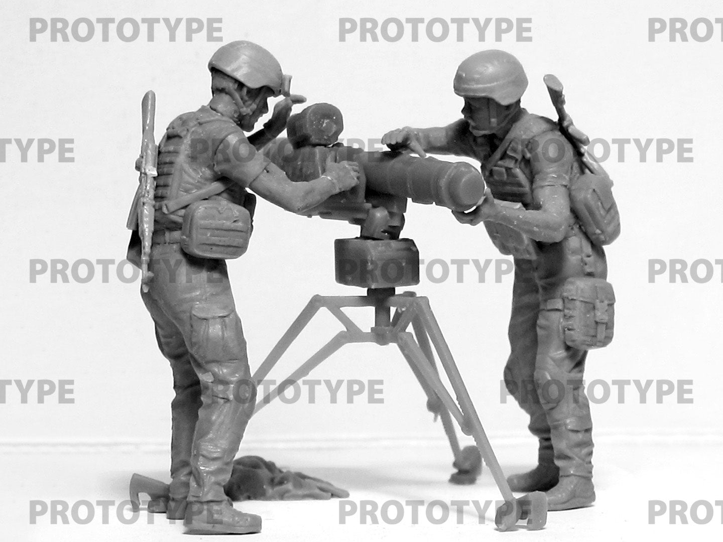 ICM 35750 model 1:35 Ukrainian soldiers with Anti-Tank Guided Missile Stugna-P