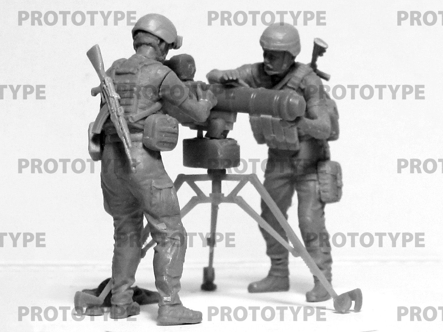 ICM 35750 model 1:35 Ukrainian soldiers with Anti-Tank Guided Missile Stugna-P