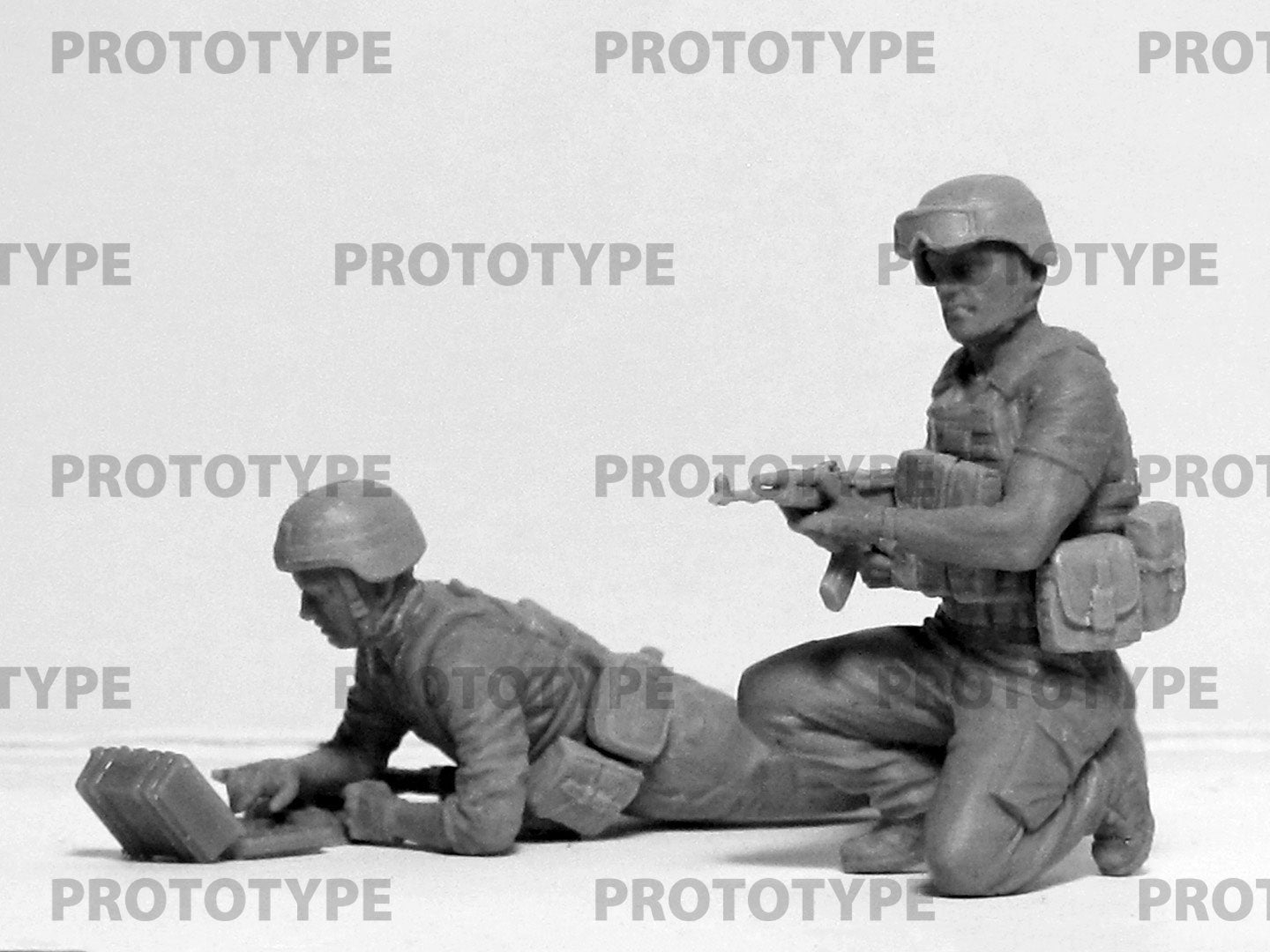 ICM 35750 model 1:35 Ukrainian soldiers with Anti-Tank Guided Missile Stugna-P