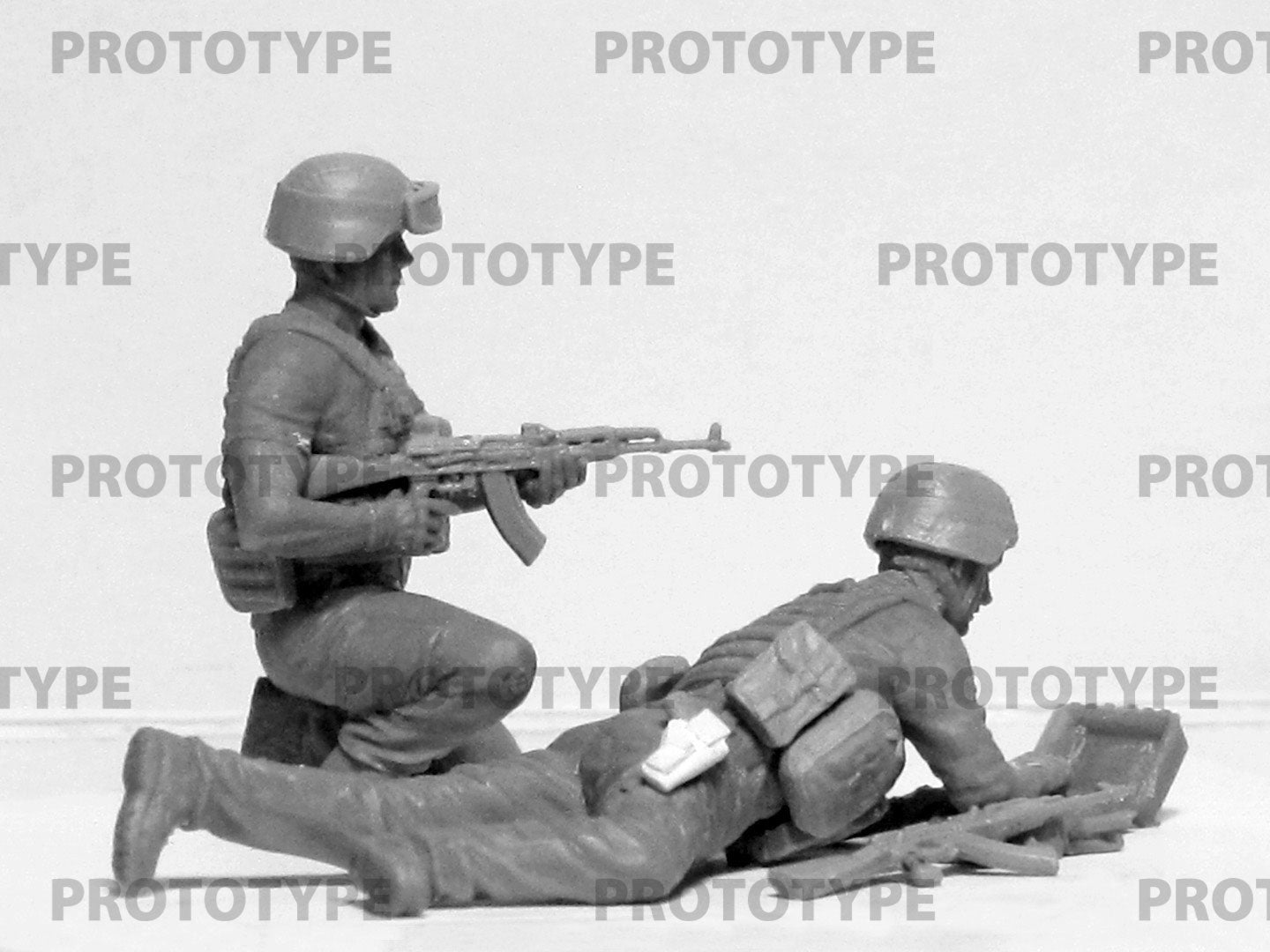 ICM 35750 model 1:35 Ukrainian soldiers with Anti-Tank Guided Missile Stugna-P